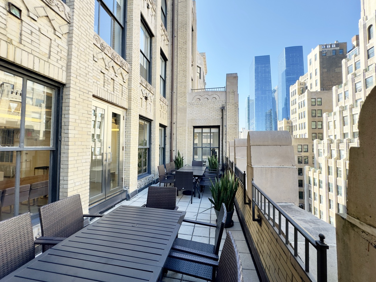 Private office terrace